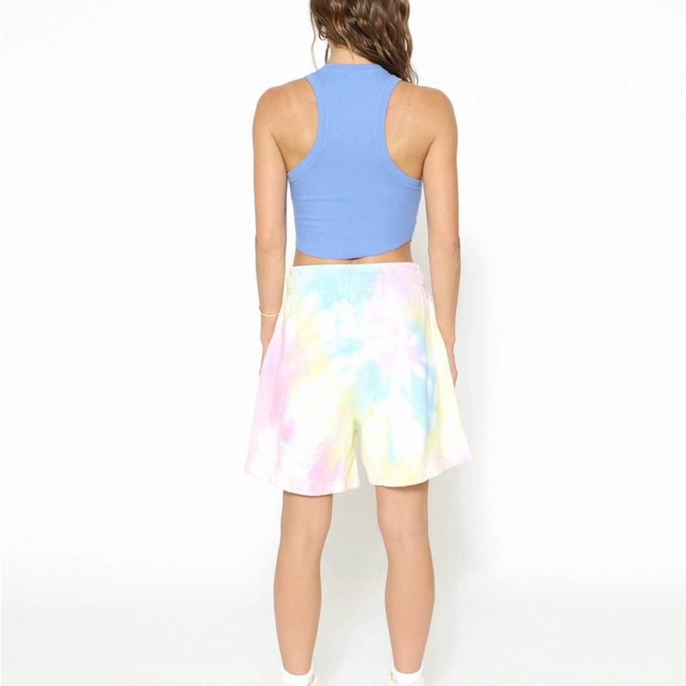 Boys Lie Pastel Tie-Dye Sweat Shorts Get Lucky Cupid’s Bowling Lanes Fleece - Picture 2 of 6